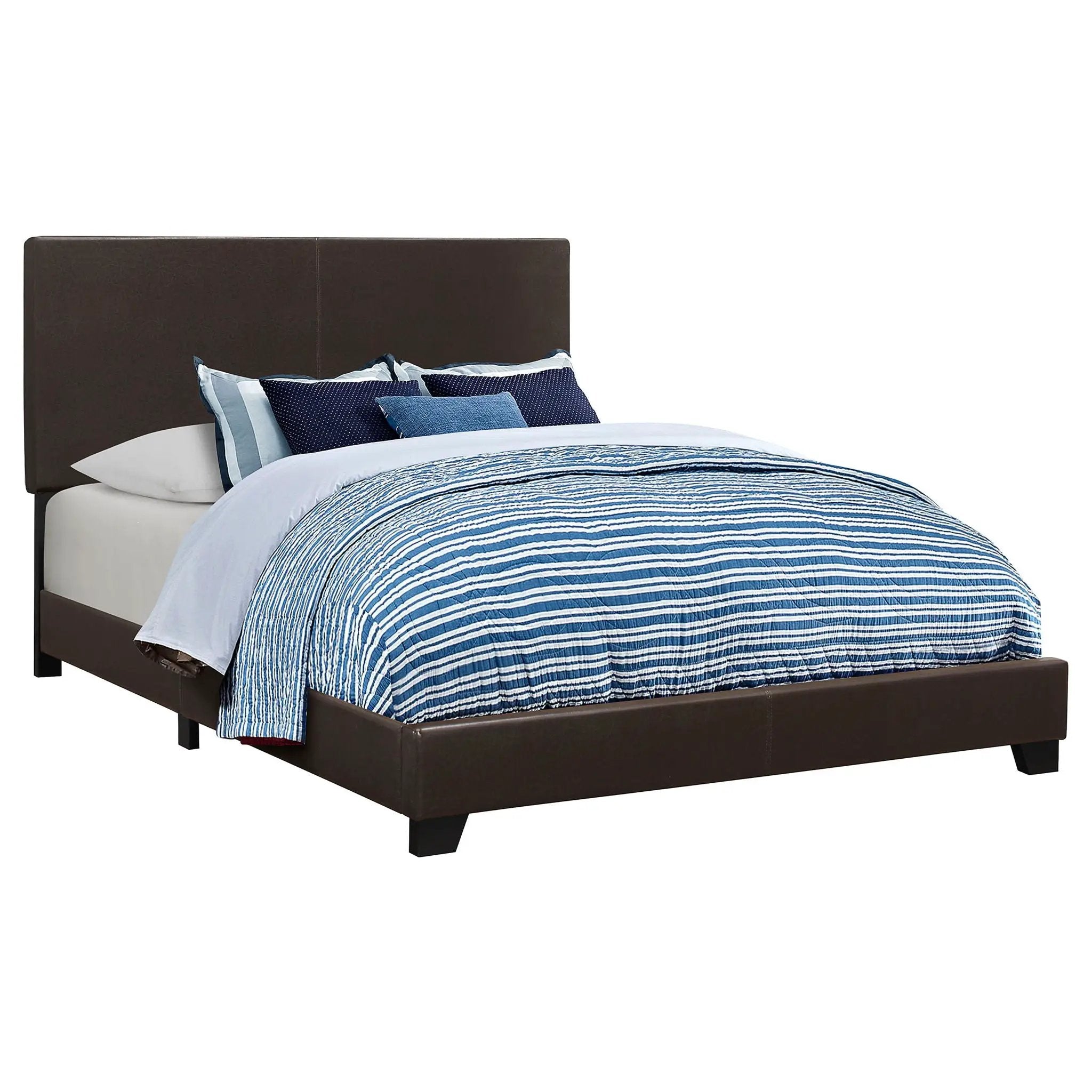 Dorian 4-piece Eastern King Bedroom Set Dark Cocoa by Unique Piece Furniture
