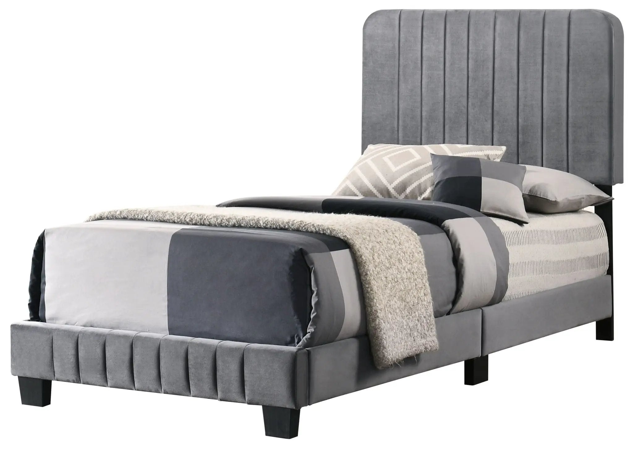 Channel Tufted Bed by HouseOfZazla