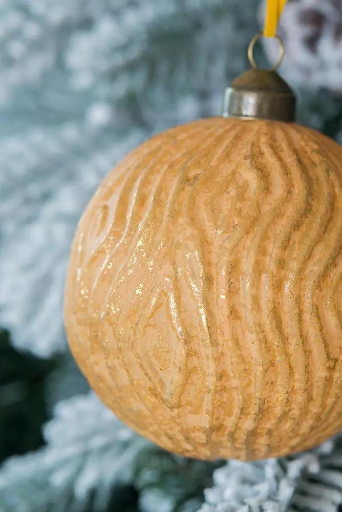 Christmas Ball Glass Decorative Hanging Ball Christmas Tree Ornaments For Holiday Party Decorations by Unique Piece Furniture