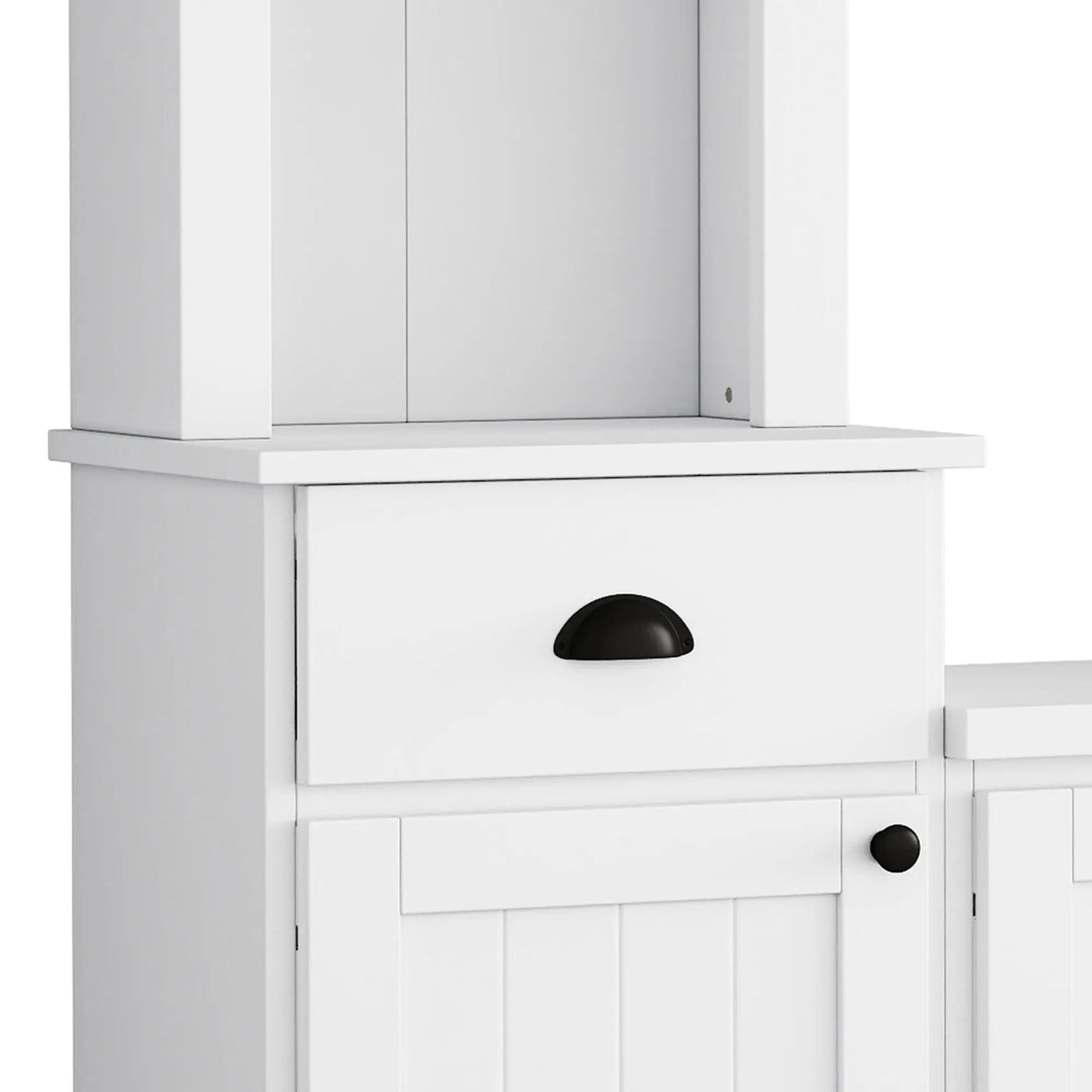 Minimalist Entertainment Wall Unit Set With Bridge For TVs Up To 75" by HouseOfZazla