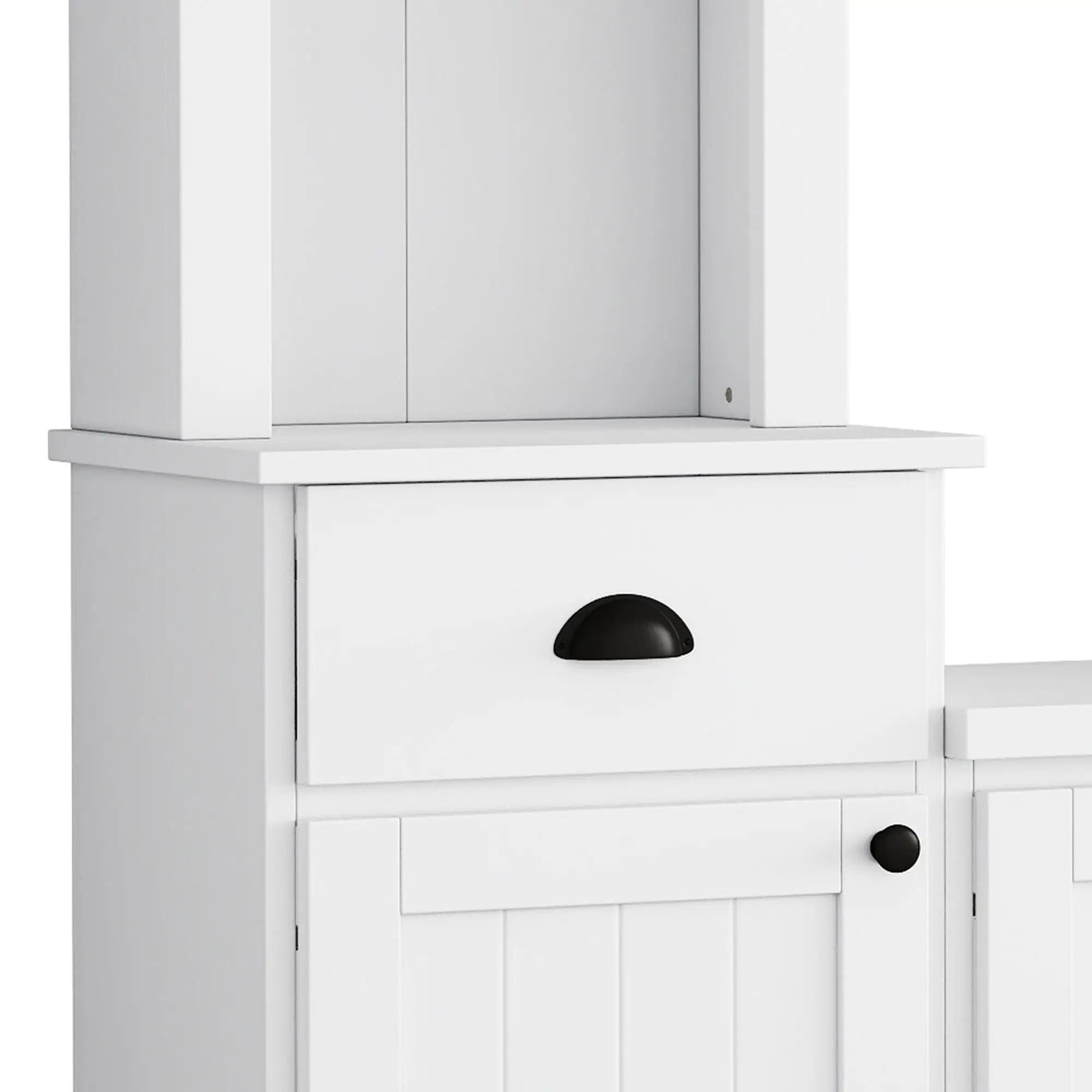Minimalist Entertainment Wall Unit Set With Bridge For TVs Up To 75" by HouseOfZazla