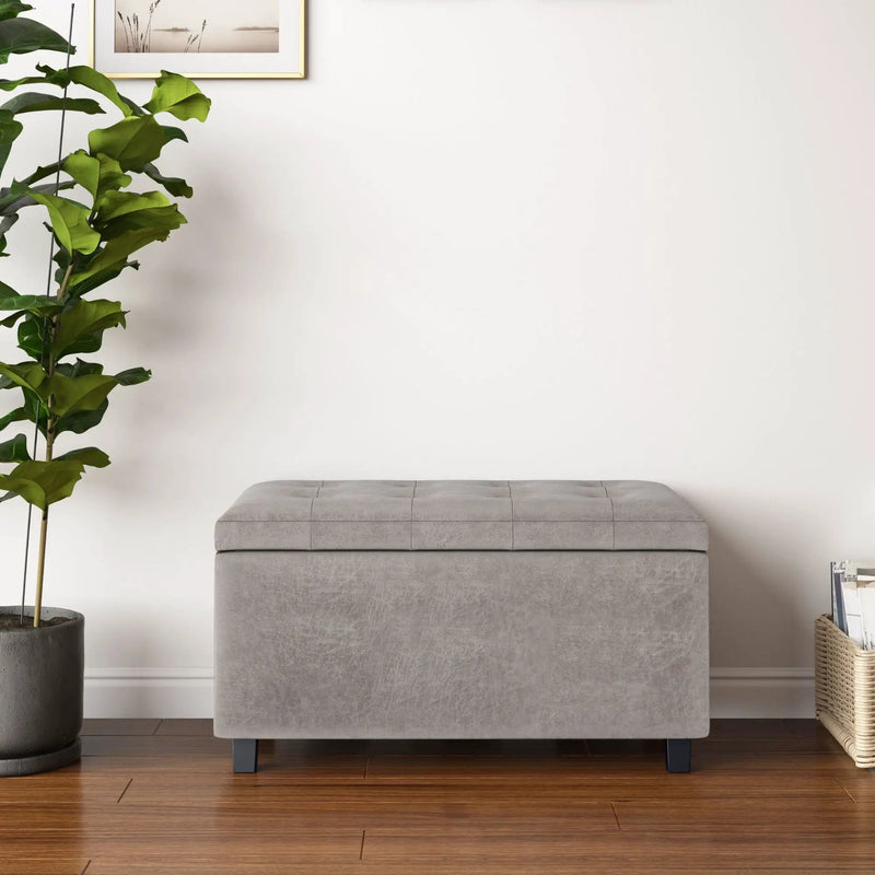Cosmopolitan - Upholstered Storage Ottoman by Unique Piece Furniture