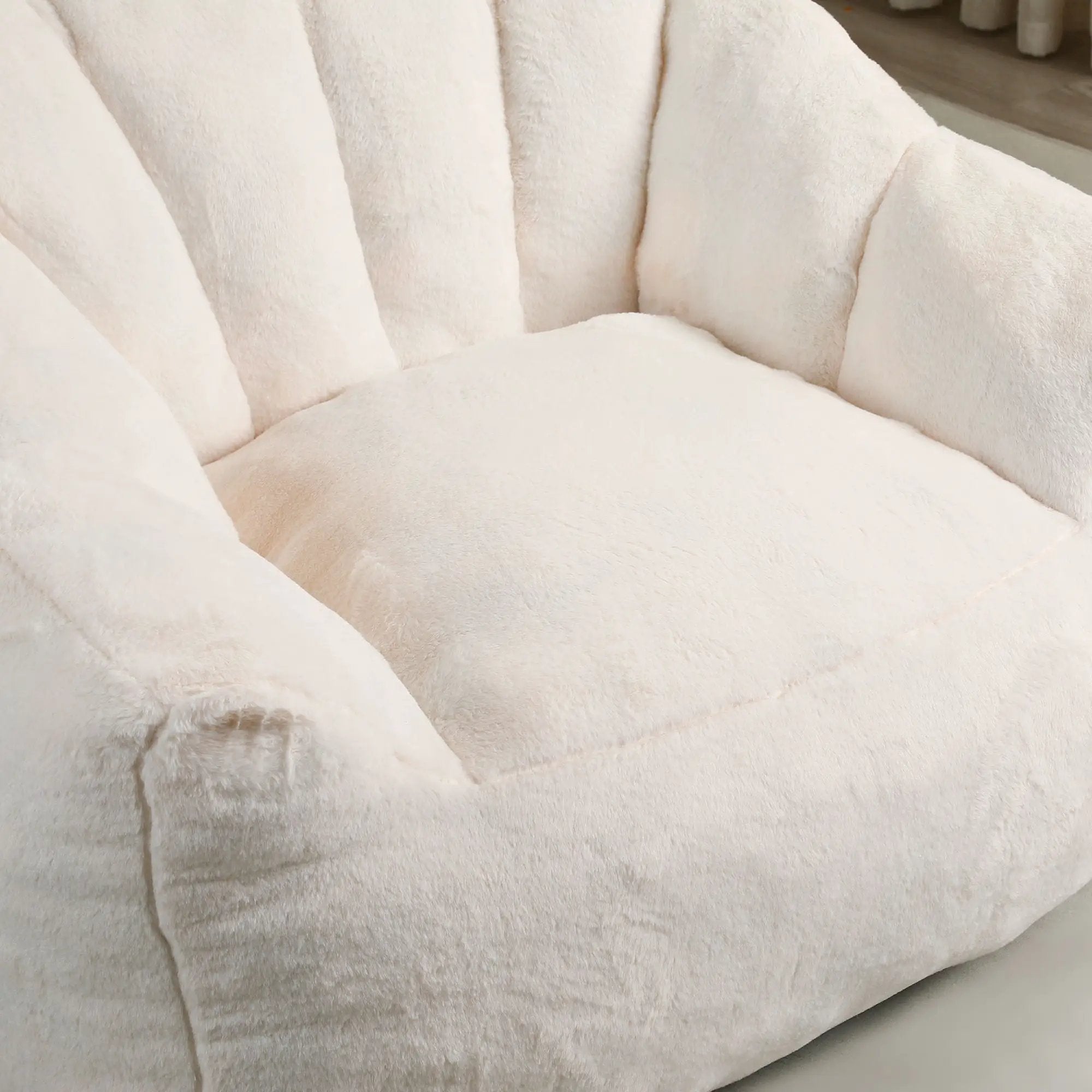 Beanbag Chair, Beanbag Sofa Chair With Armrests Stuffed High Density Foam by HouseOfZazla