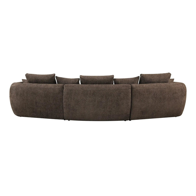 Bash - Anthology Boucle Sofa With Pillows - Brown by HouseOfZazla