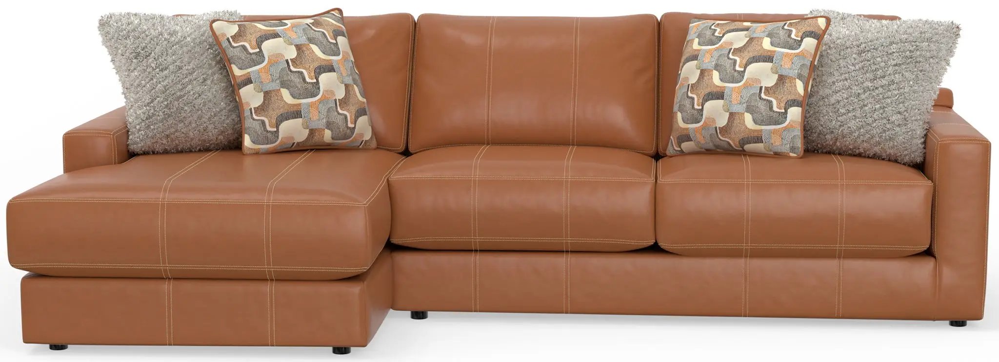 Minori - Italian Leather Sectional by Unique Piece Furniture