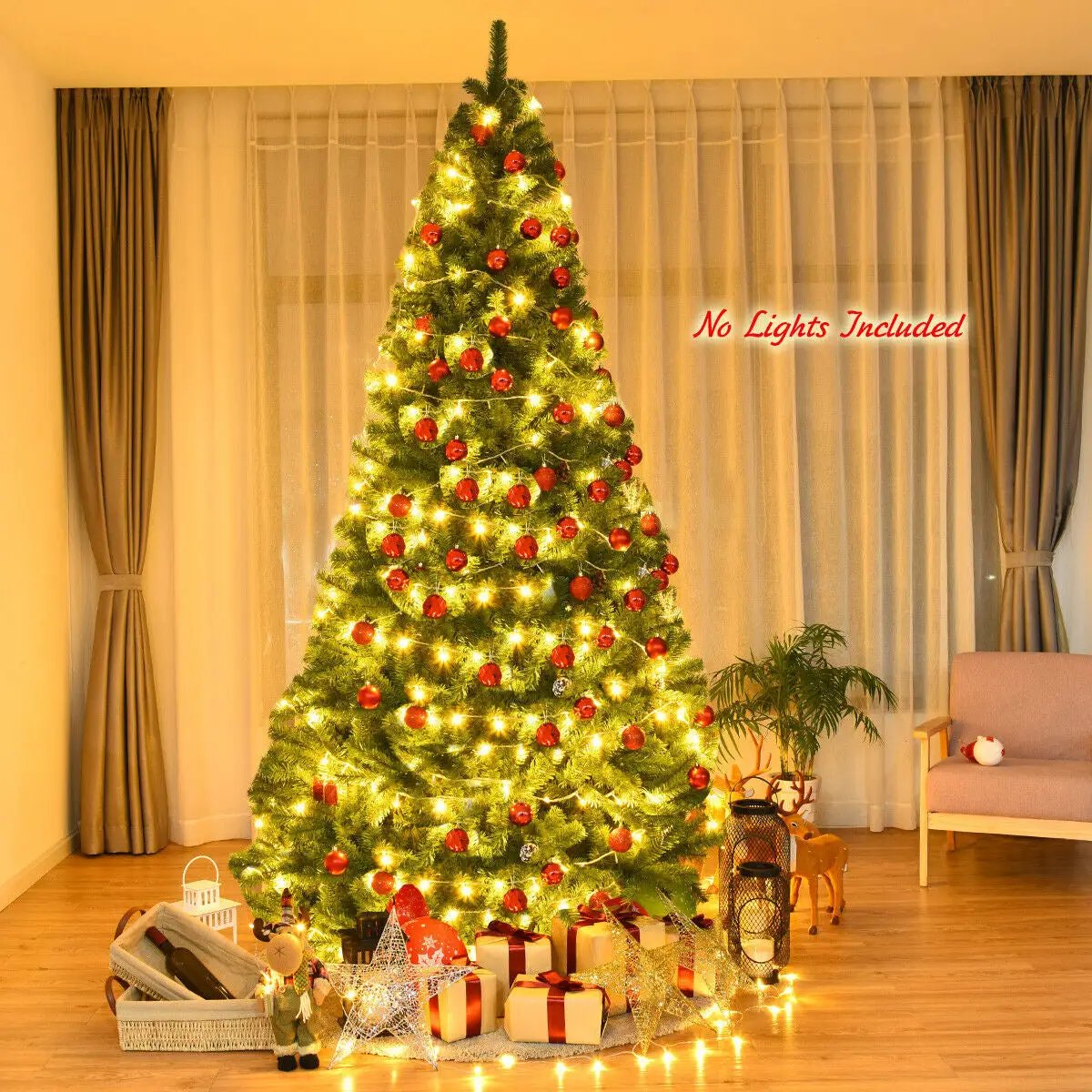 PVC Artificial Christmas Tree Premium Hinged, photo 2 of 24