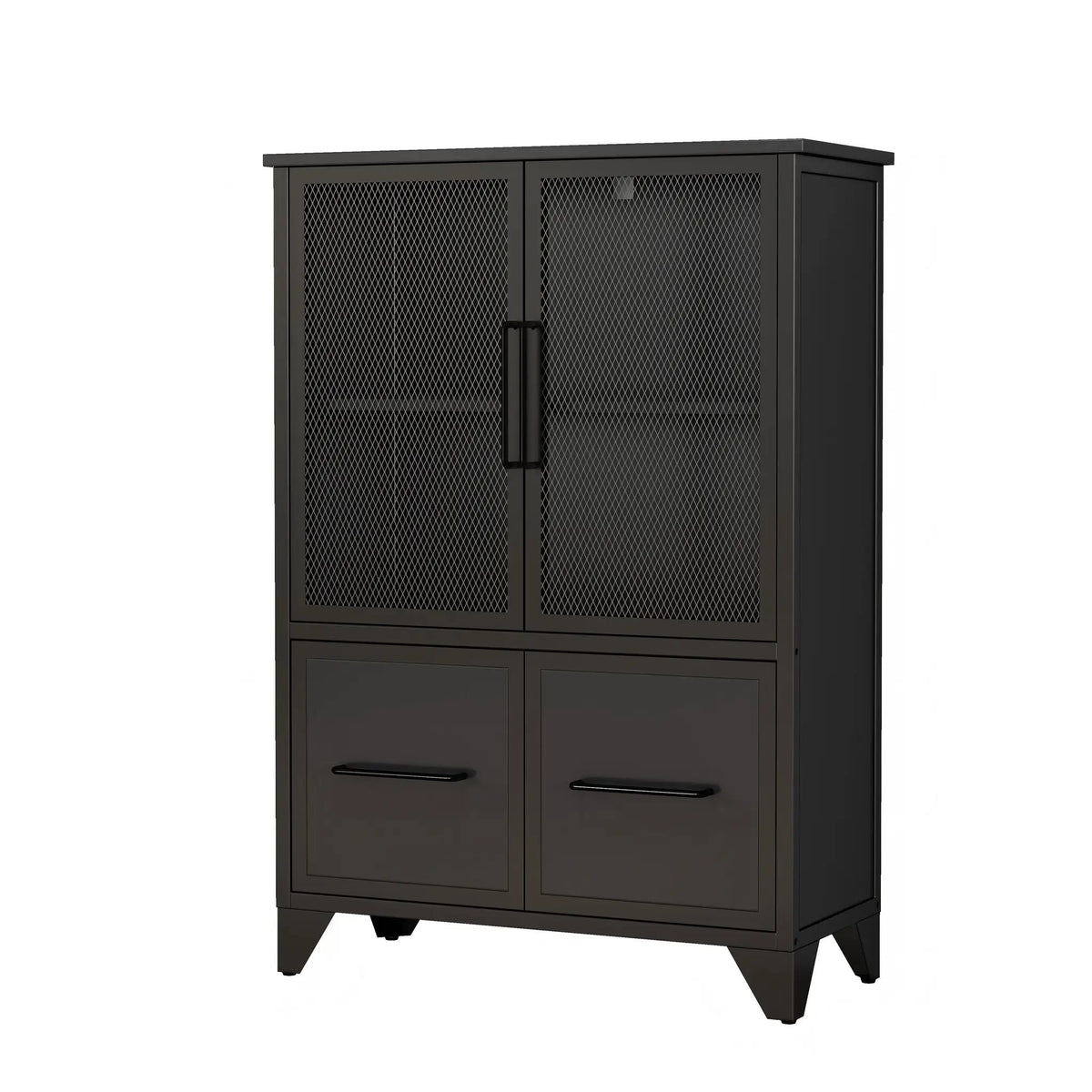 Storage Cabinet With 4 Iron Doors by HouseOfZazla