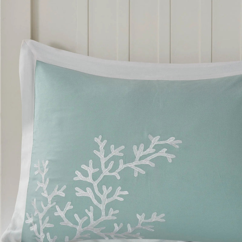 Duvet Cover Mini Set Aqua Full/Queen by HouseOfZazla
