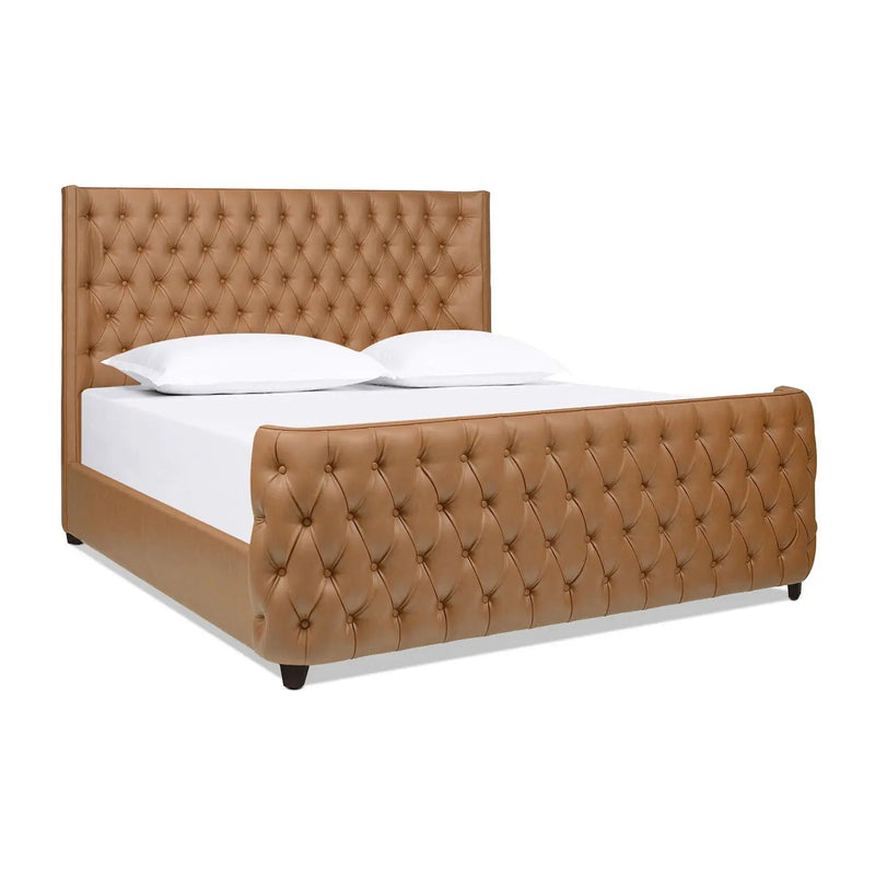 Brooklyn - Tufted Panel Bed Headboard And Footboard Set by HouseOfZazla