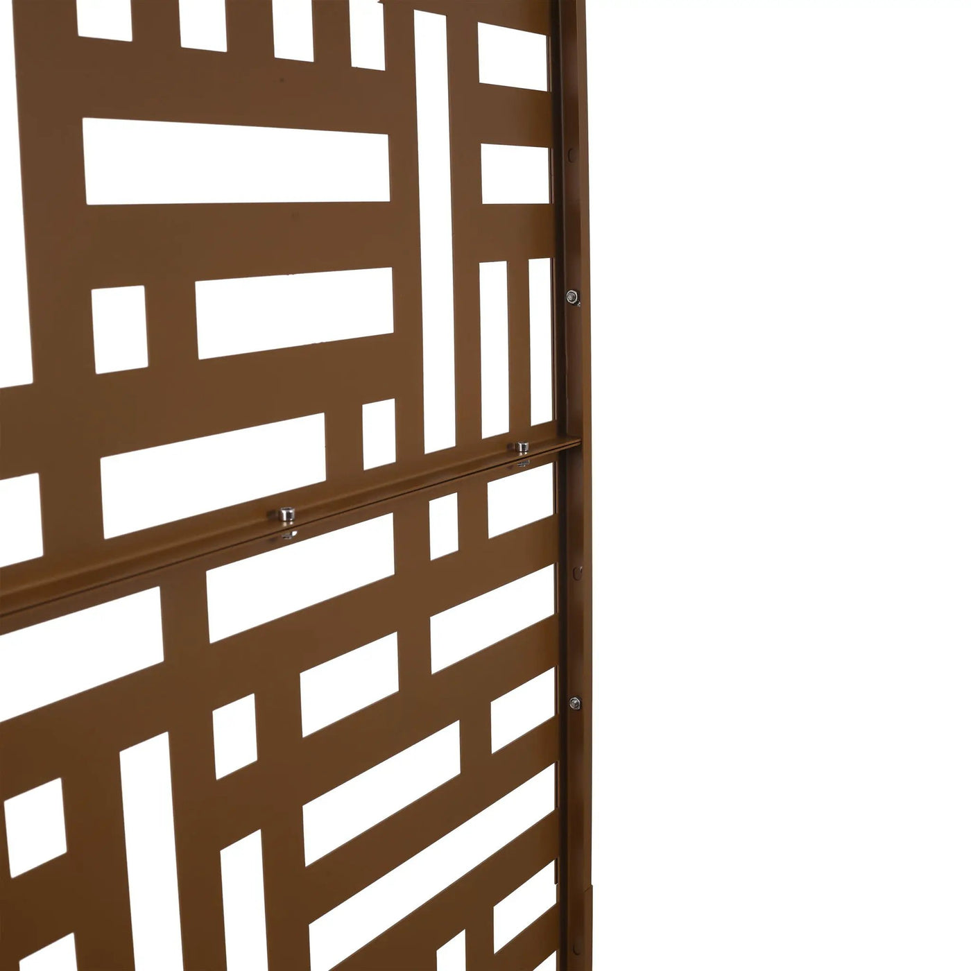 Decorative Freestanding Metal Privacy Screen For Indoor & Outdoor Use by Unique Piece Furniture