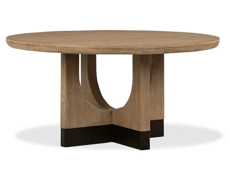 Tristan - 60" Round Dining Table - Swiss Coffee by Unique Piece Furniture