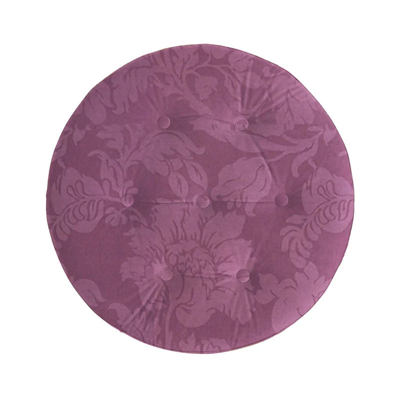 Yolanda - Luxurious Upholstery Round Upholstered Accent Ottoman by Unique Piece Furniture