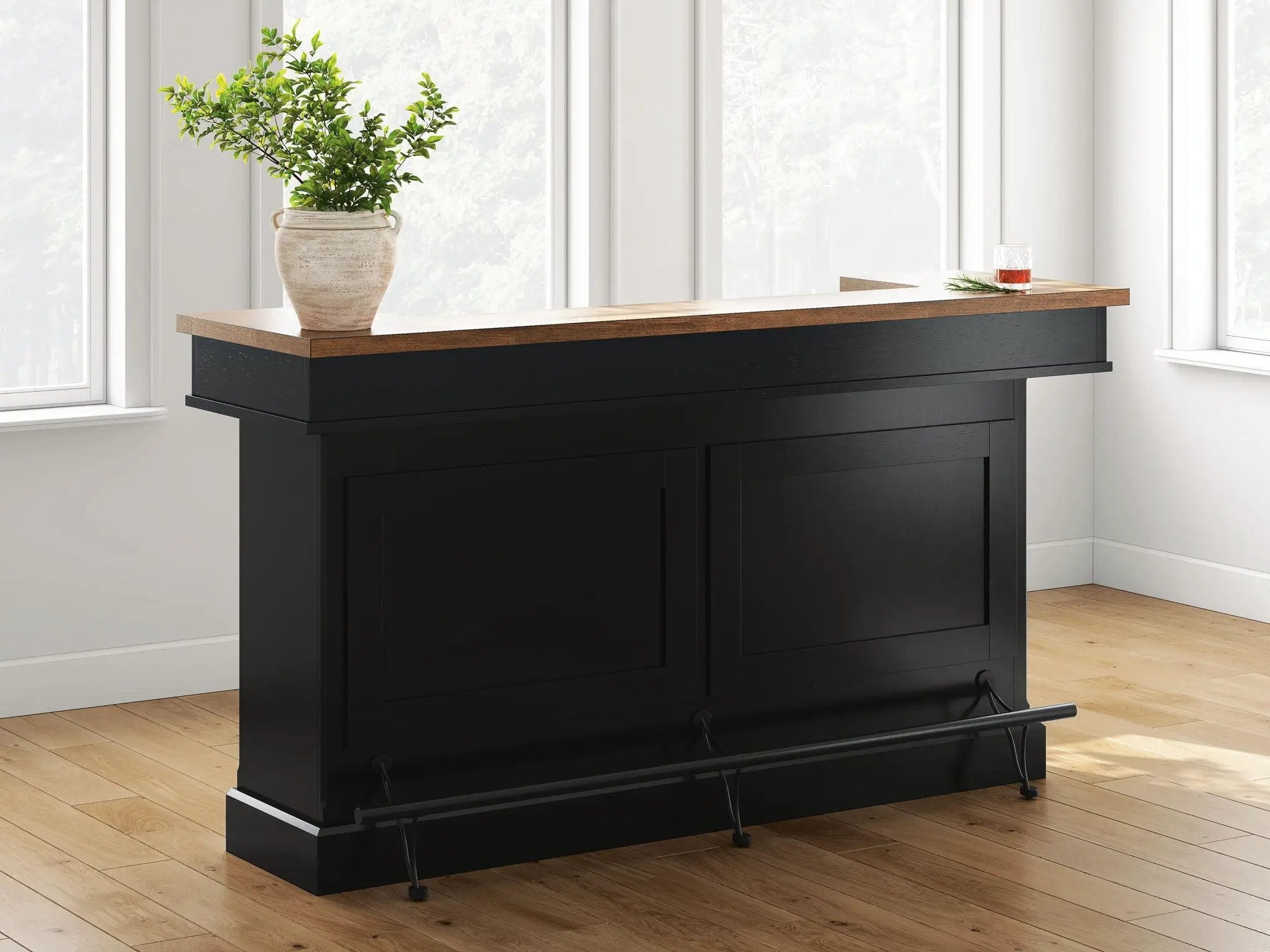 Wildenauer - Bar - Brown / Black by Unique Piece Furniture