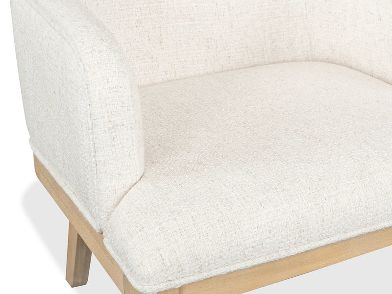 Somerset - Dining Arm Chair With Upholstered Seat & Back (Set of 2) - Butternut and Omari Natural by Unique Piece Furniture