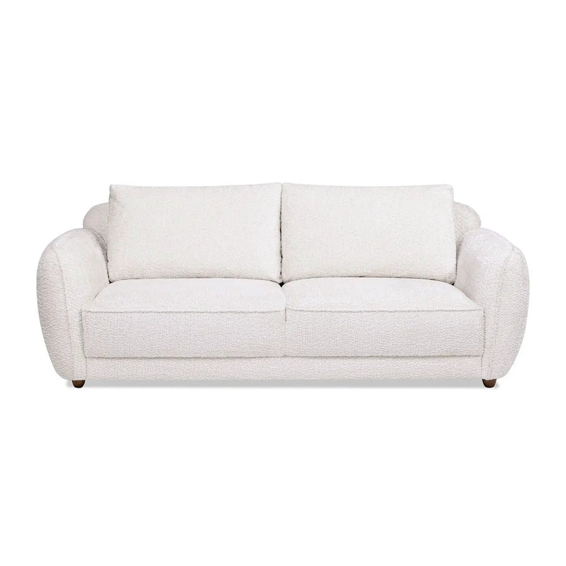 Sharon - Puffy Arm Sofa - Alpaca Off-White by Unique Piece Furniture