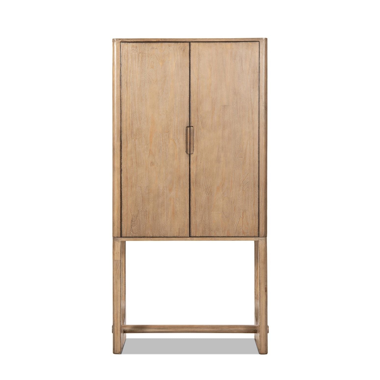 Nolan - Bar Cabinet With Wine Storage - Brown by HouseOfZazla