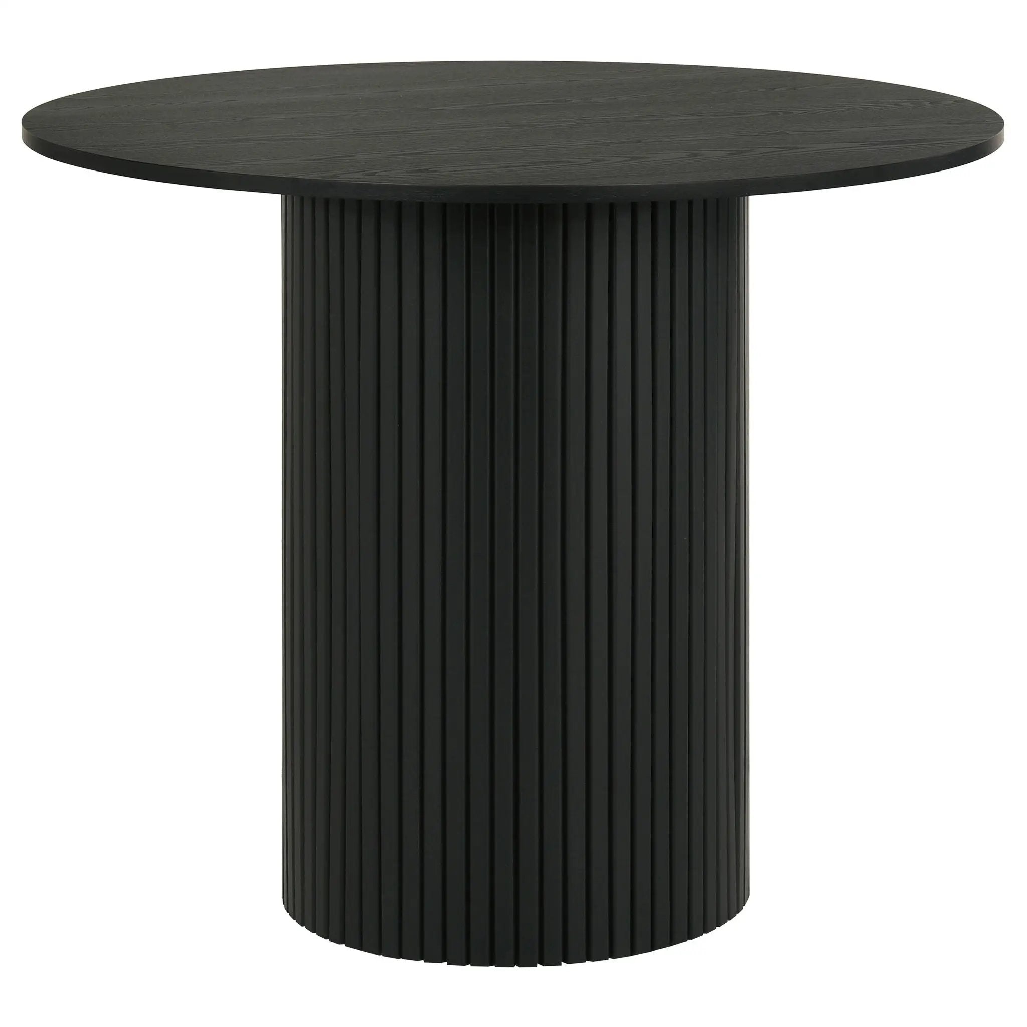 Hamlyn 5-piece Round Wood Counter Height Dining Set Black by Unique Piece Furniture