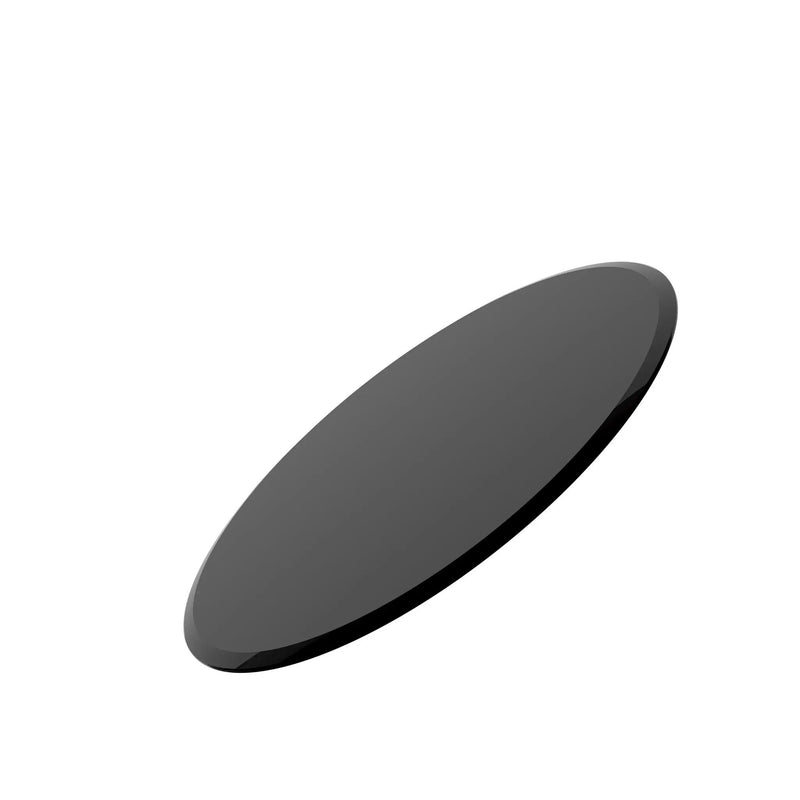 38.6" Round Tempered Glass Table Top Glass Beveled Polished Edge by HouseOfZazla