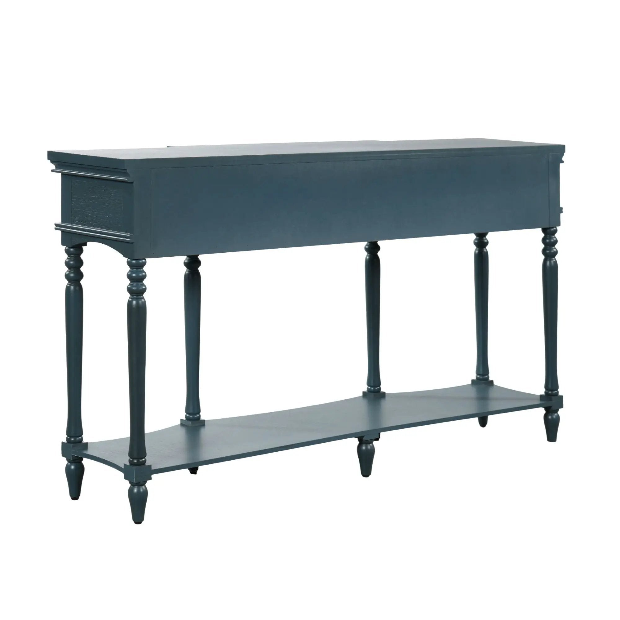 Retro Console Table With 3 Soft Close Drawers by HouseOfZazla
