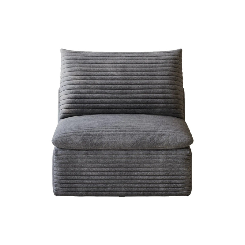 1 Middle Seat Sofa with Ottoman by HouseOfZazla