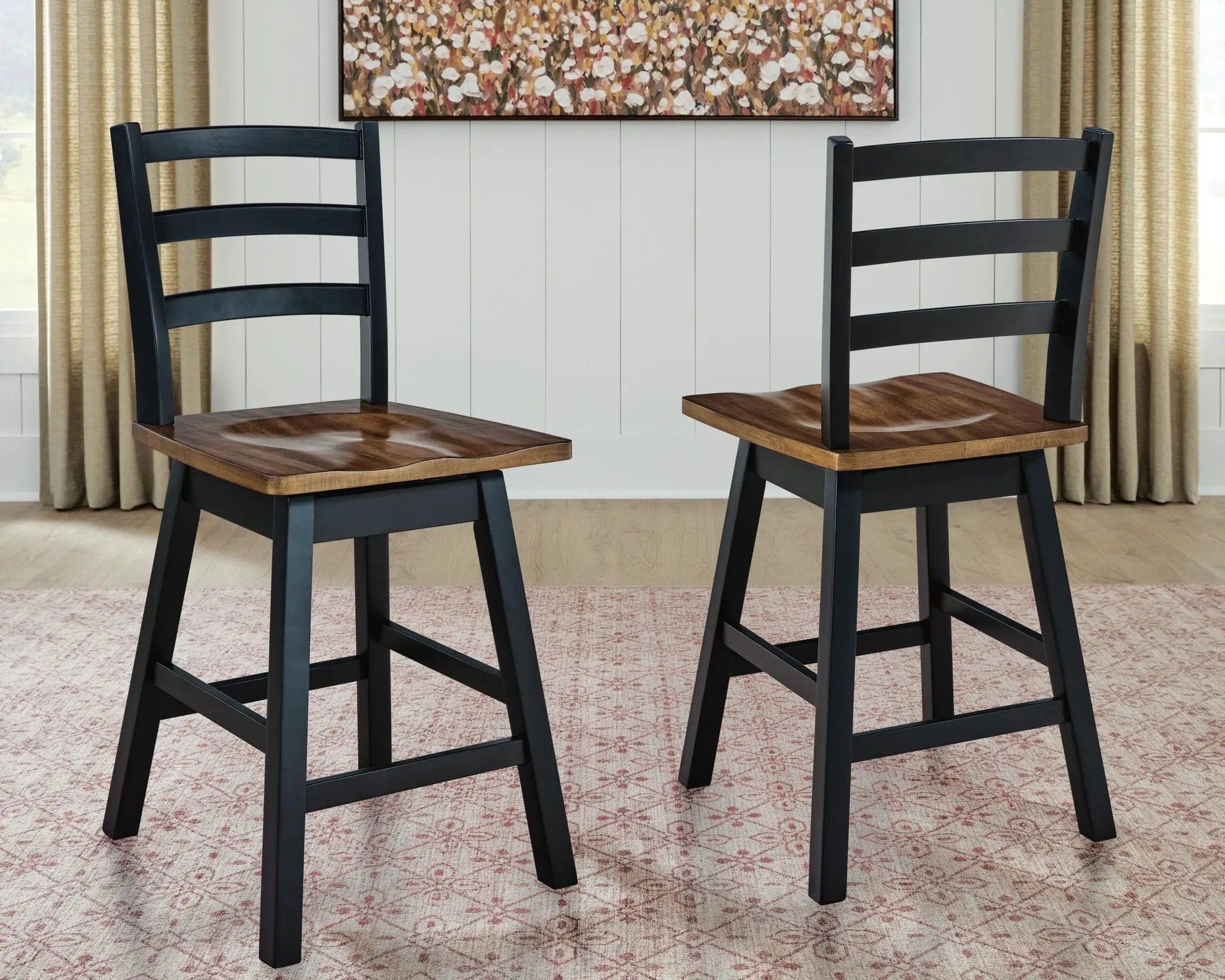 Wildenauer - Swivel Stool (Set of 2) by Unique Piece Furniture