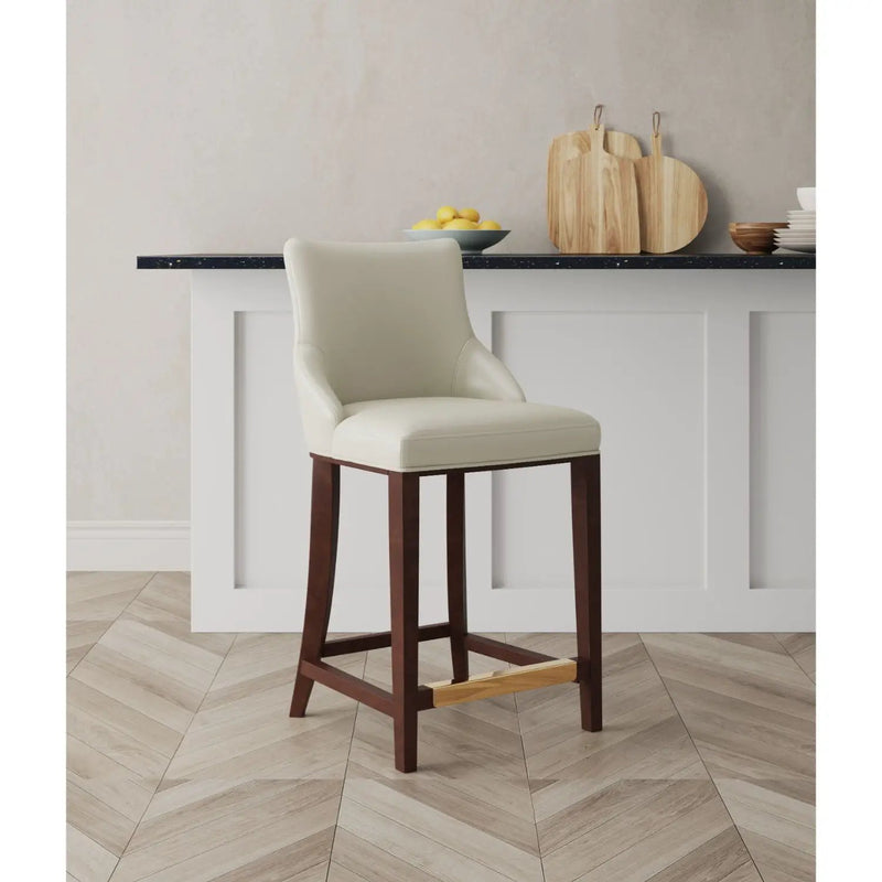 Shubert - Counter Stool - Ivory by HouseOfZazla