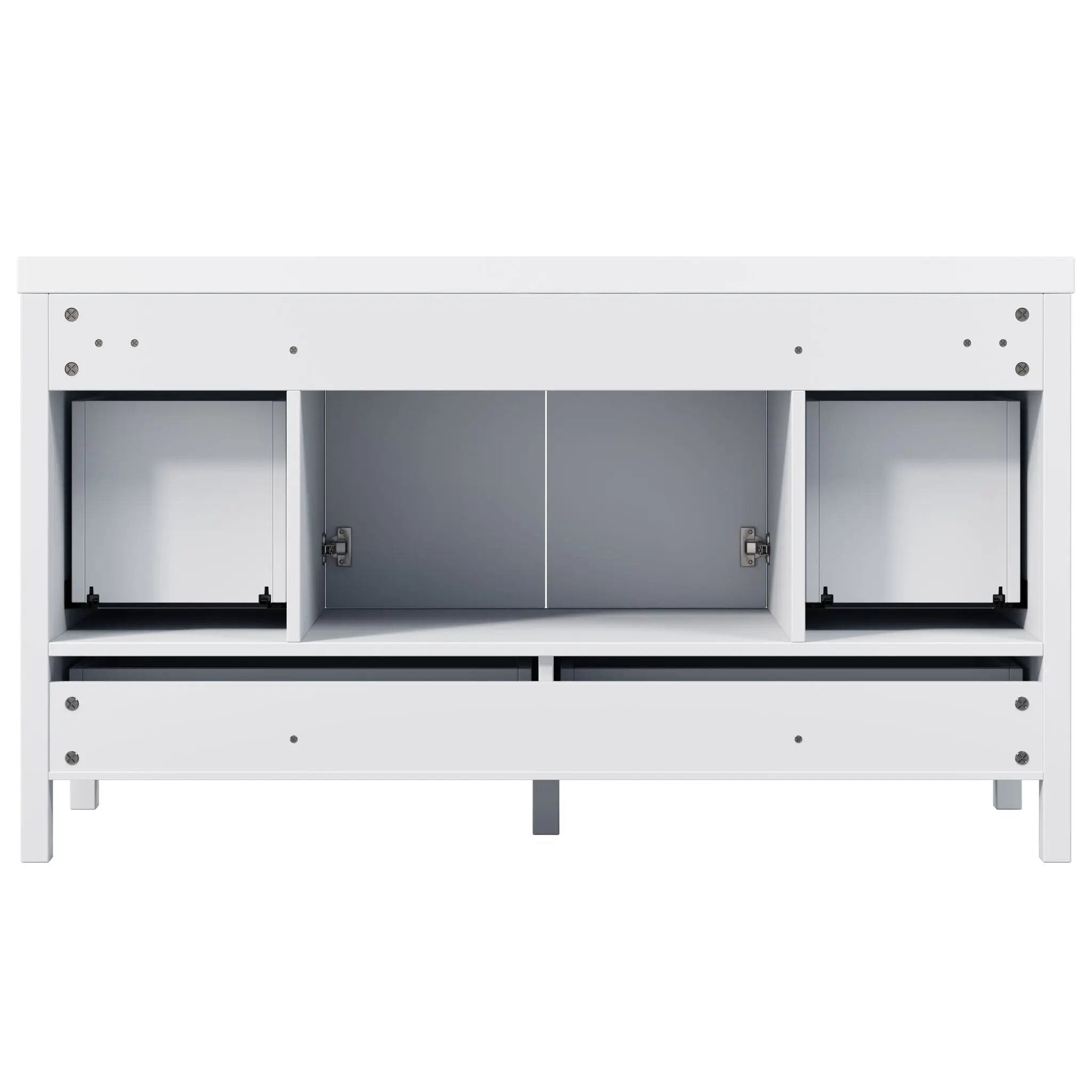 Bathroom Vanity With Separate Sink, Soft Close Doors And 4 Drawers by HouseOfZazla
