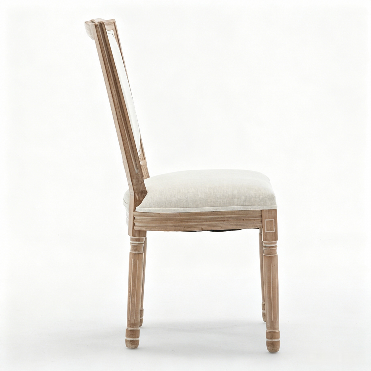 Farmhouse Solid Wood Frame Dining Chairs with Cushioned by HouseOfZazla