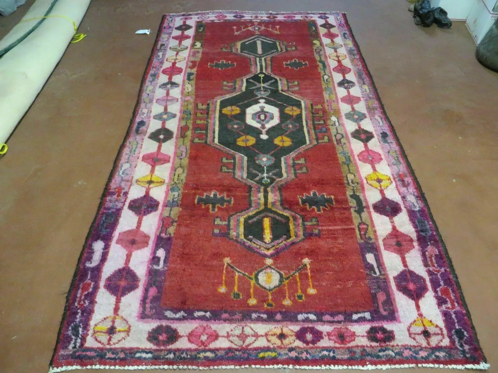 4' X 8' Antique Handmade Turkish Caucasian Kazak Design Wool Rug Veg Dyes Nice by Jewel Rugs