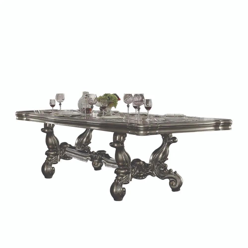 Versailles - 32" Dining Table - Antique Platinum by Unique Piece Furniture