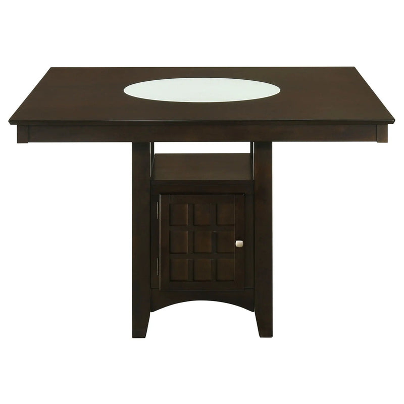 Gabriel 5-piece Square Counter Height Dining Set Cappuccino by Unique Piece Furniture