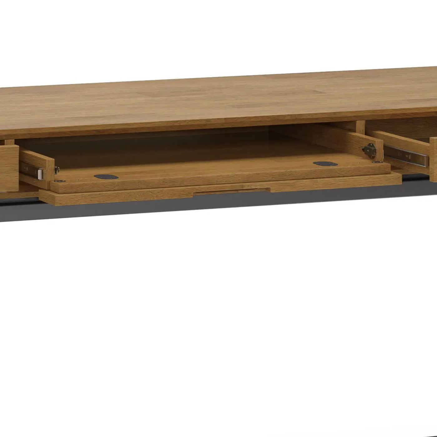 Banting - Mid Century Wide Desk, Handcrafted by Unique Piece Furniture