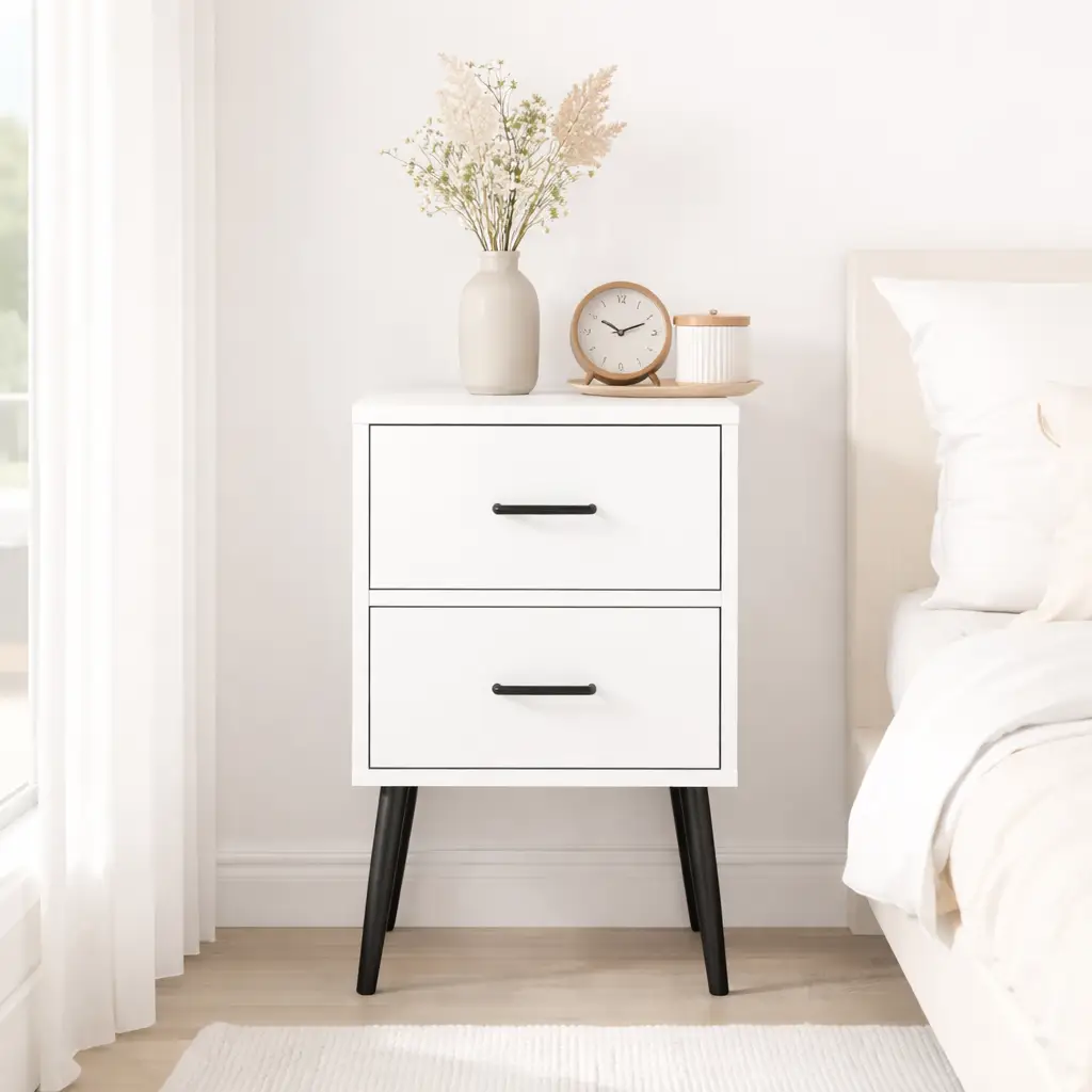 Modern 2-Drawer Nightstand by HouseOfZazla