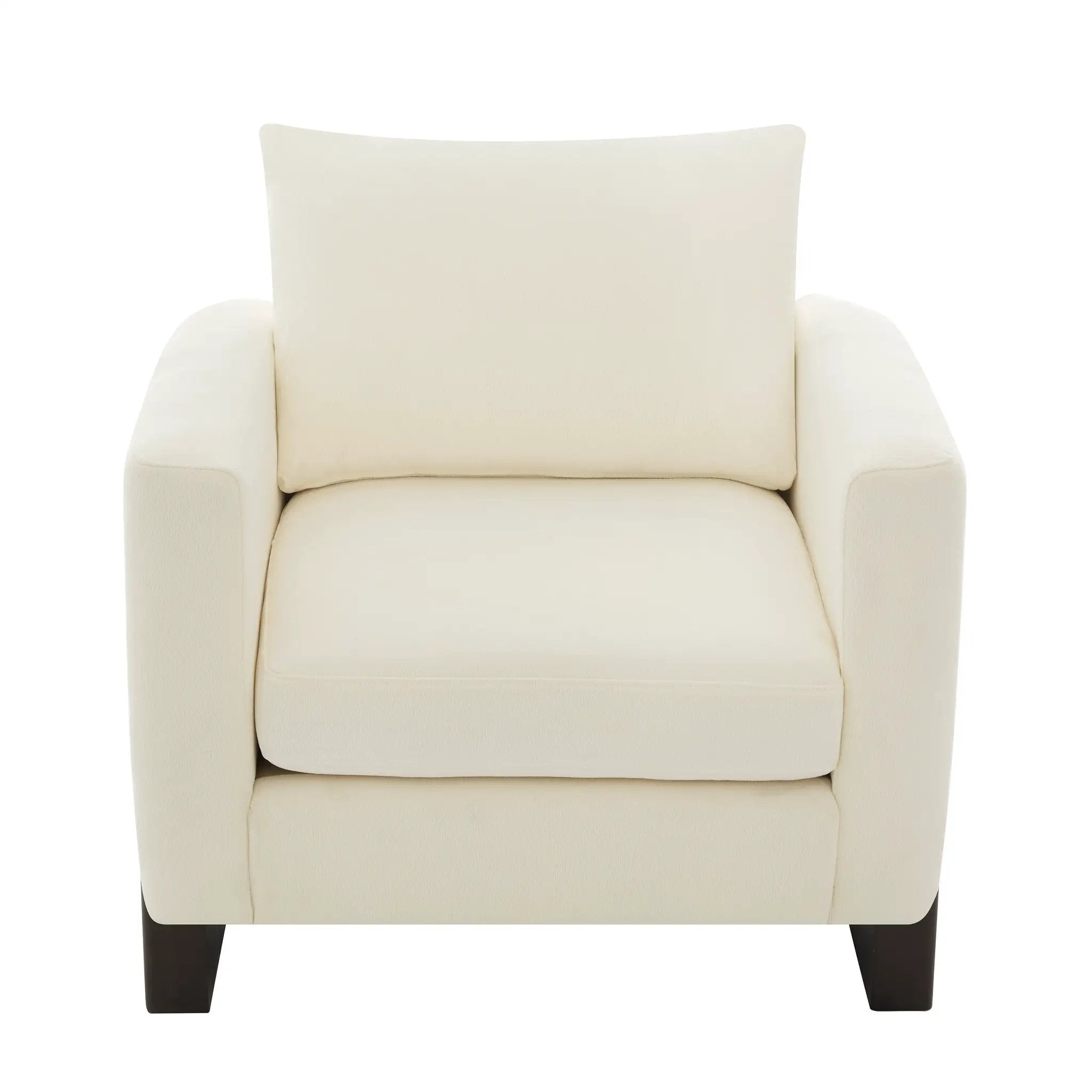 Modern Accent Chair Stylish Club Chair Armchair with Rubberwood Legs for Living Room, Bedroom, or Office by HouseOfZazla