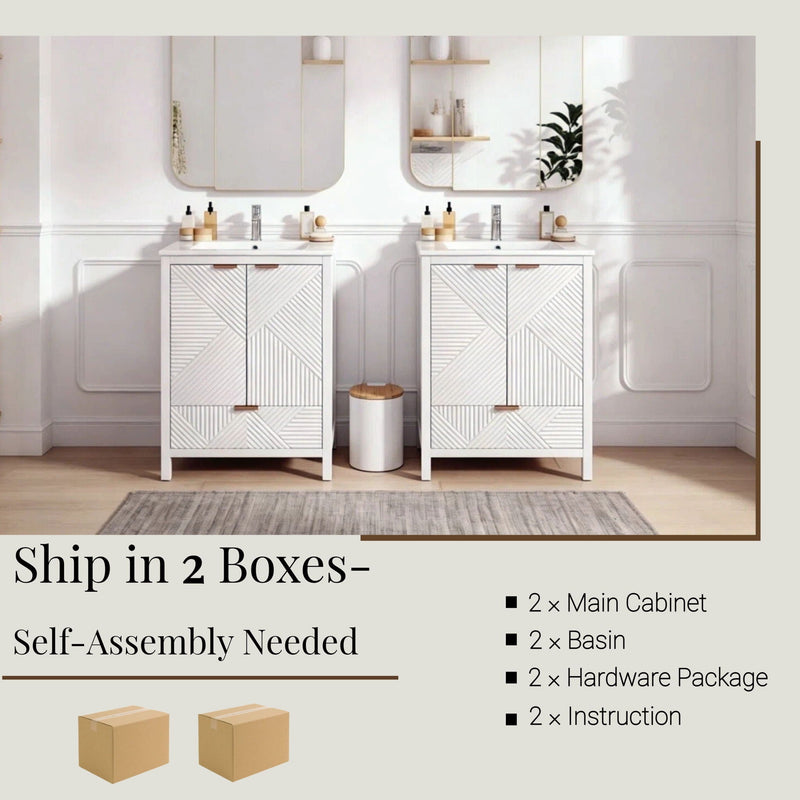 Modern Bathroom Vanity With Sink Combo by HouseOfZazla