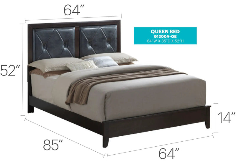 Padded Headboard Bed by HouseOfZazla