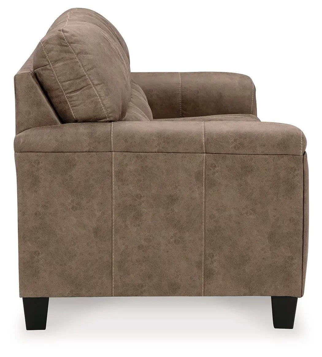 Navi - 3 Pc. - Sofa, Loveseat, Rocker Recliner - Fossil by Unique Piece Furniture