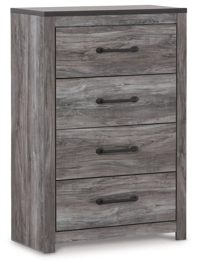 Bronyan - Four Drawer Chest - Dark Gray by Unique Piece Furniture