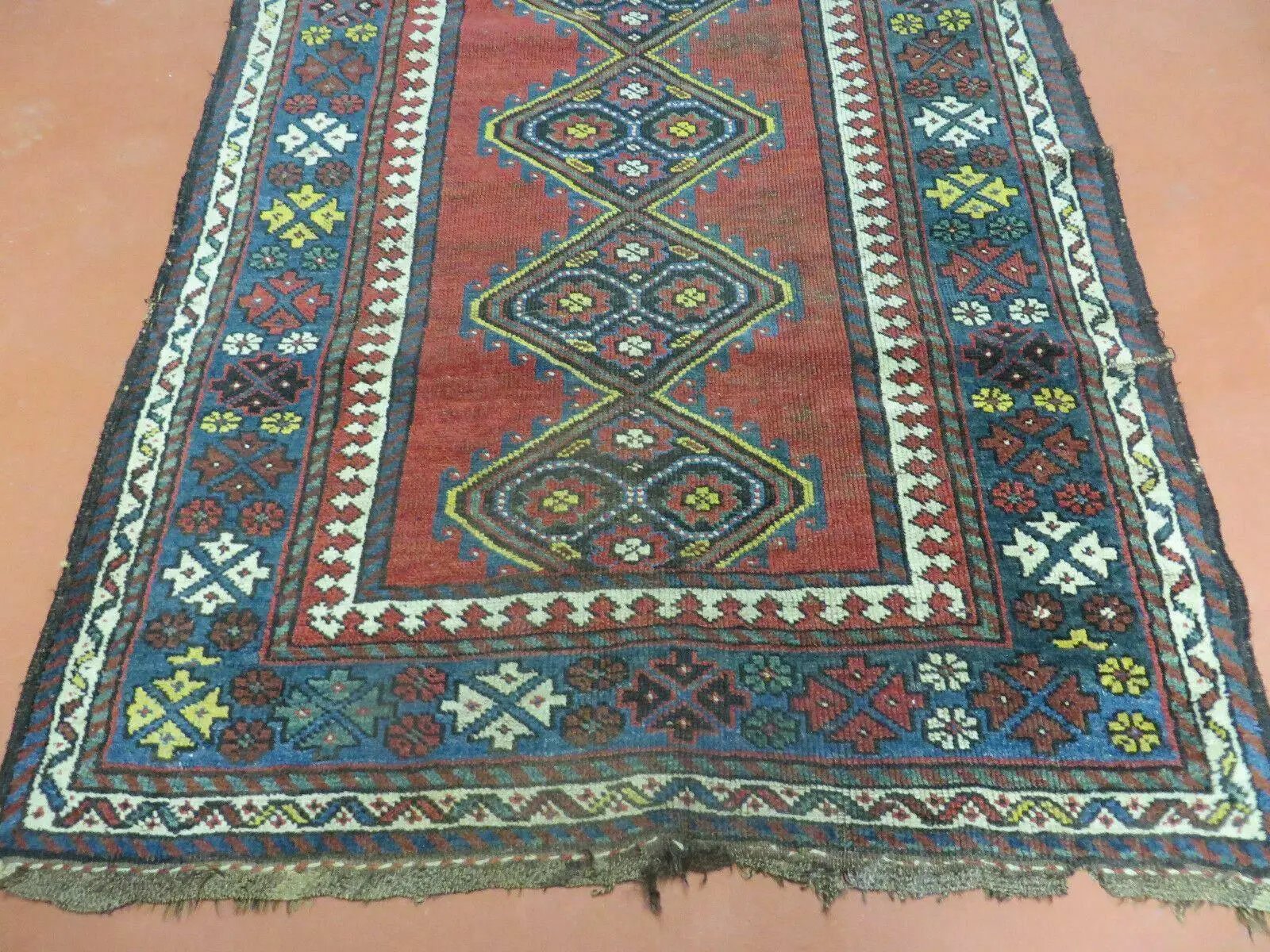 3' X 6' Antique 1920s Handmade Caucasian Karabagh Ganjeh Talesh Wool Rug Nice by Jewel Rugs