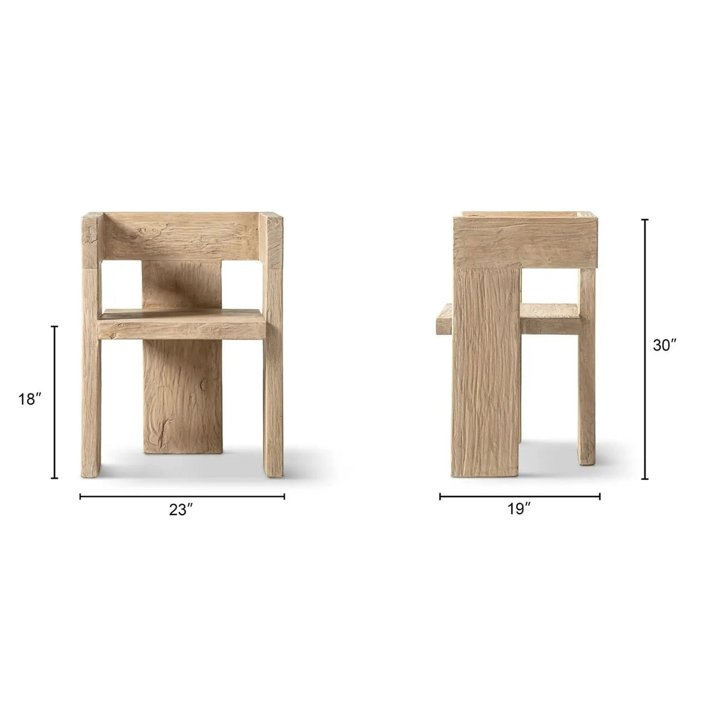 Avenel - Sculptural Block Accent Chair by HouseOfZazla