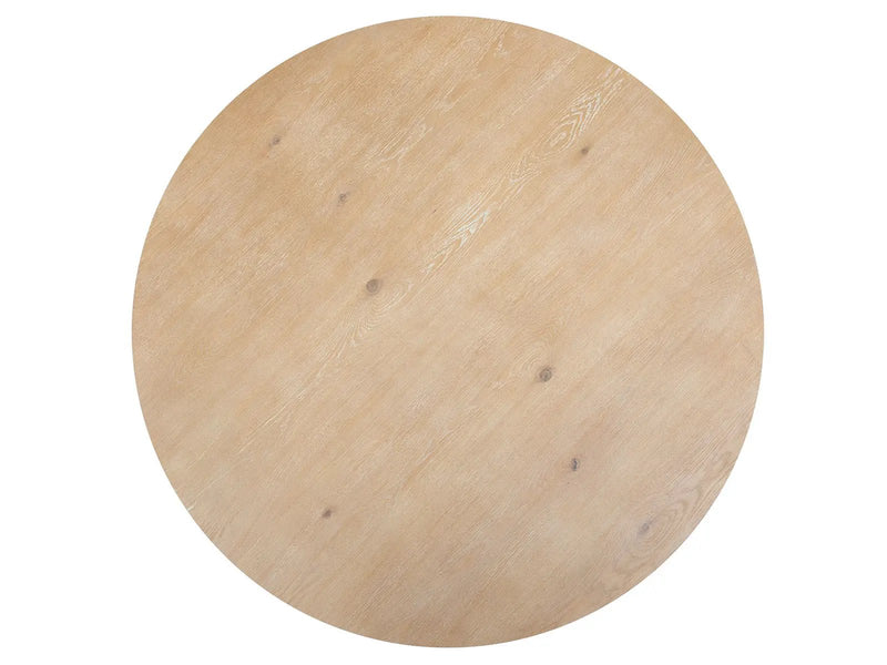 Somerset - Round Dining Table - Butternut and Omari Natural by Unique Piece Furniture