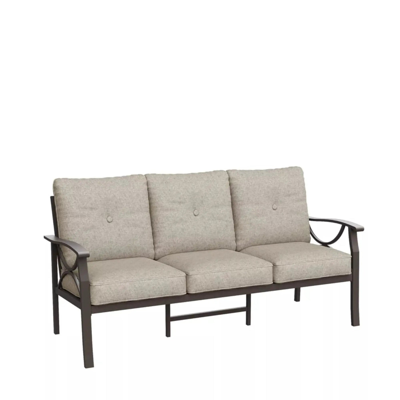 All-Weather 3 Seat Patio Sofa With Cushions by HouseOfZazla