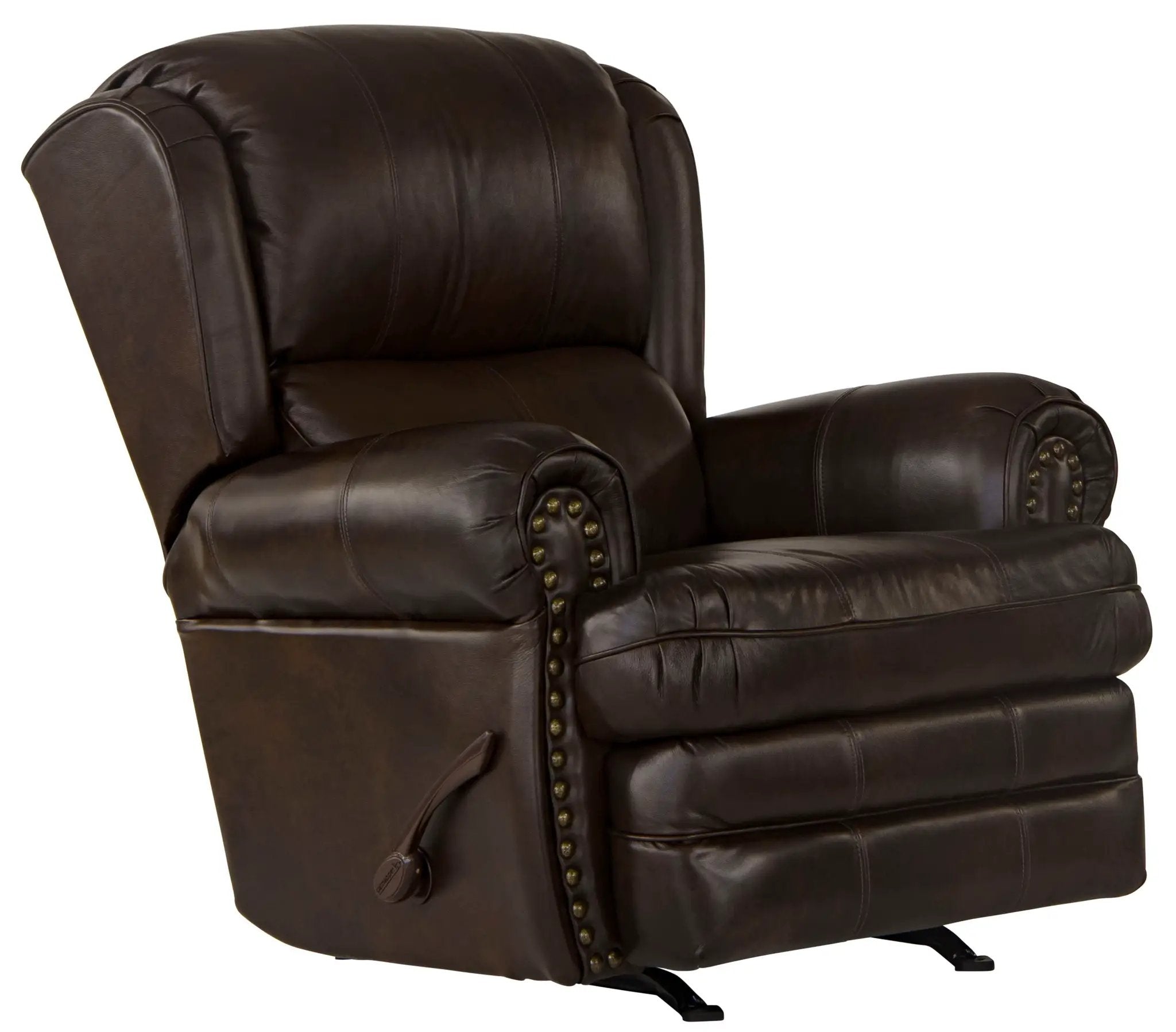 Roberto - Leather Rocker Recliner - Cocoa by Unique Piece Furniture