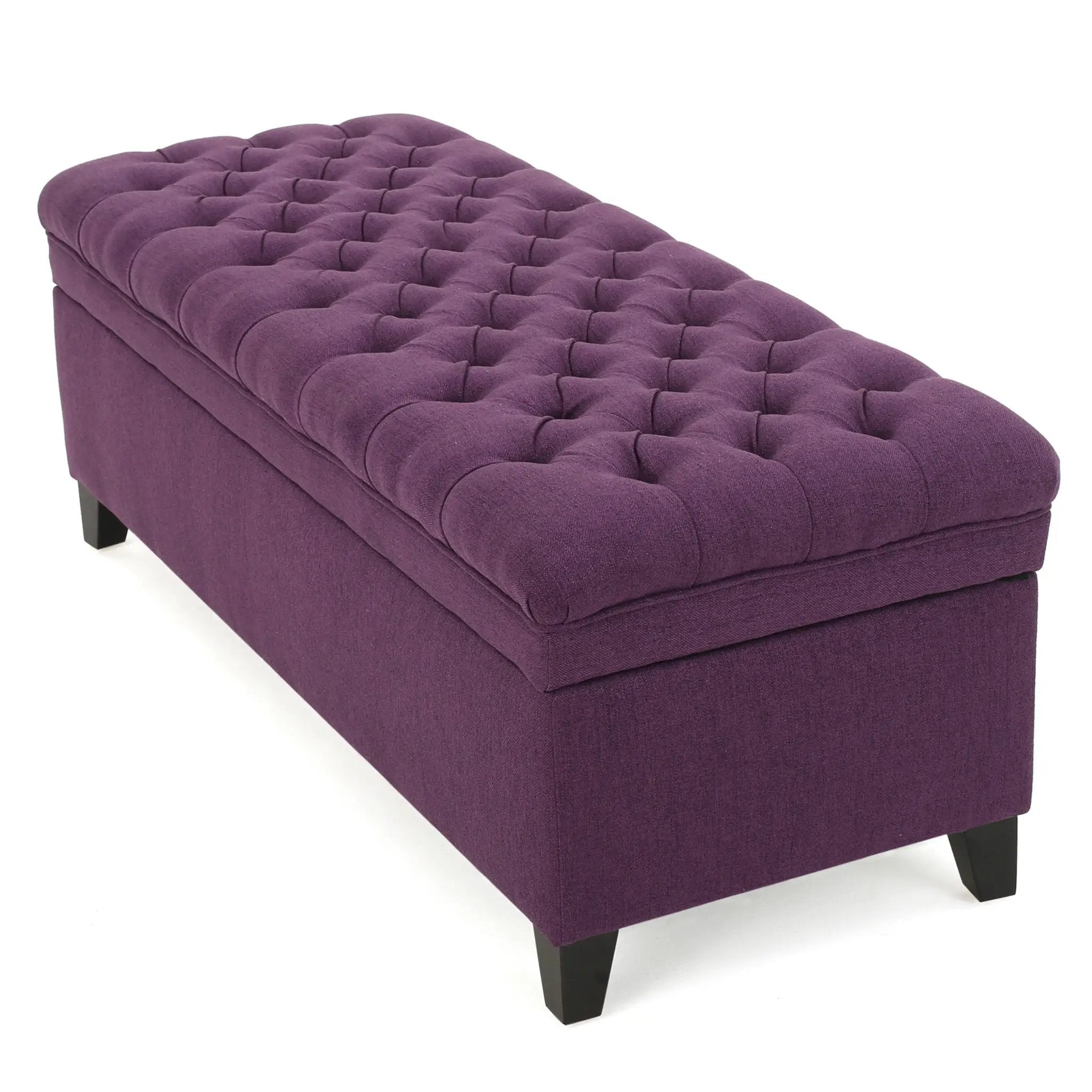 Juliana Storage Ottoman With Birch Legs by HouseOfZazla