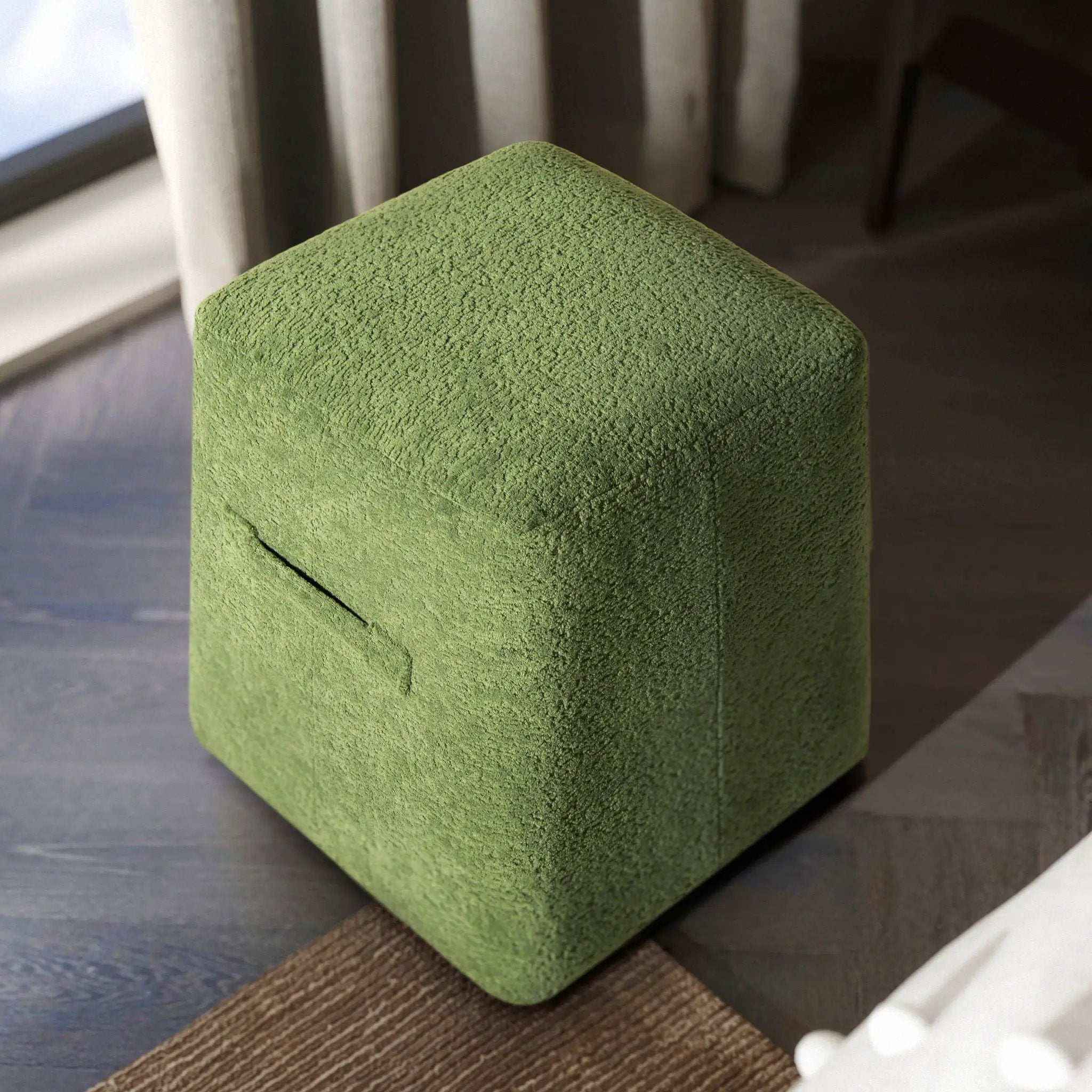 Clyde - Tapered Square Upholstered Ottoman by HouseOfZazla