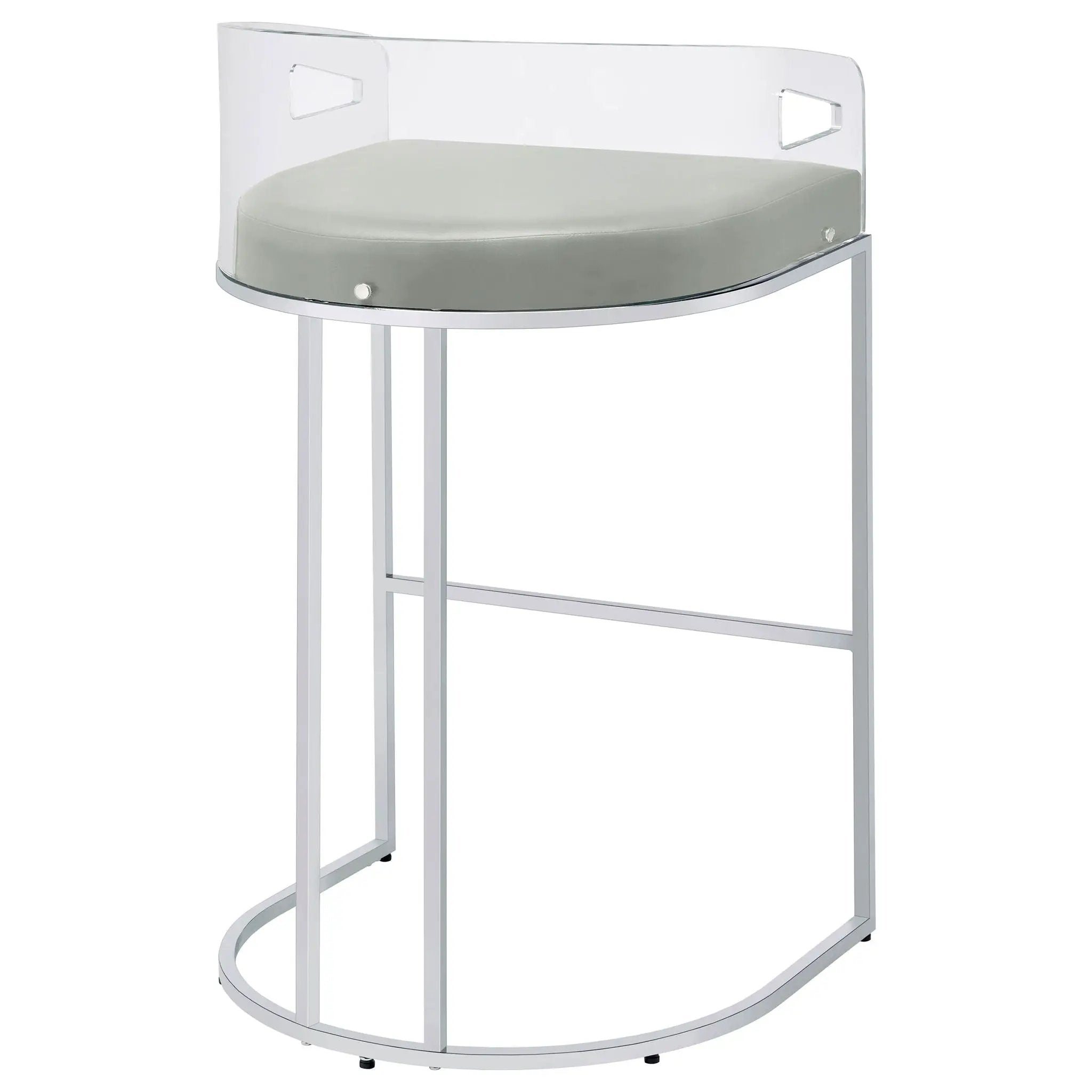 Mello - Upholstered Bar Chair (Set of 2) - Gray