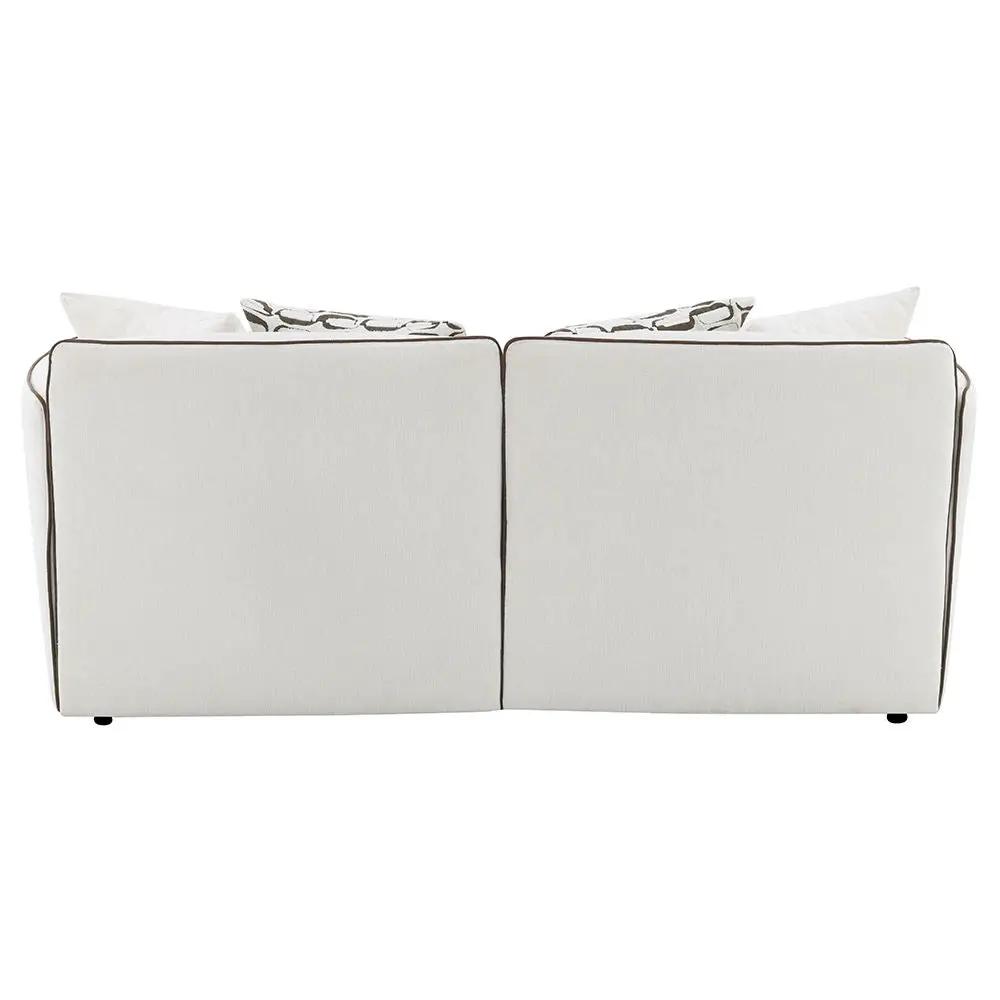 Yolanda - Loveseat With 4 Pillows - Beige Chenille by Unique Piece Furniture