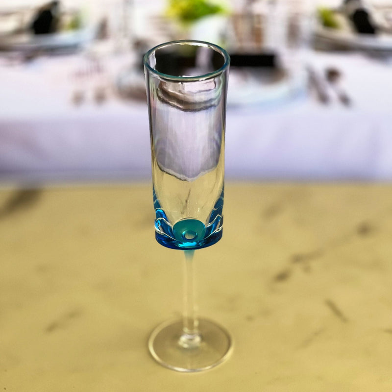 Oval Halo - Acrylic Champagne Flutes (Set of 4) by HouseOfZazla
