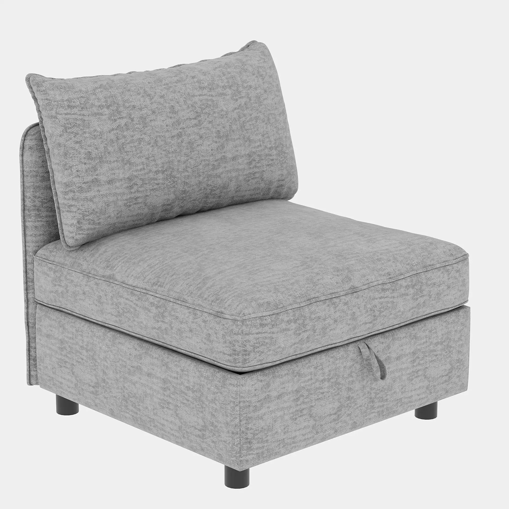 Modular Sectional Sofa, Convertible Sofa Seat With Storage by HouseOfZazla