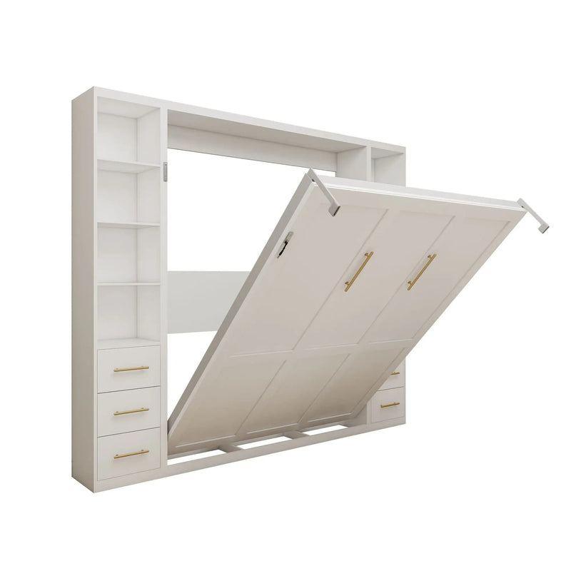 Folding Vertical Murphy Wall Bed by HouseOfZazla